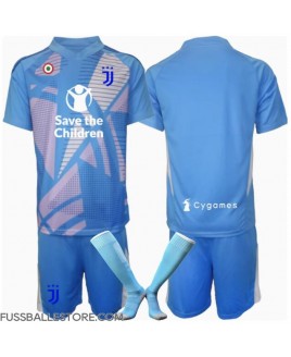 Günstige Juventus Torwart 3rd trikot Kinder 2024-25 Kurzarm (+ Kurze Hosen)